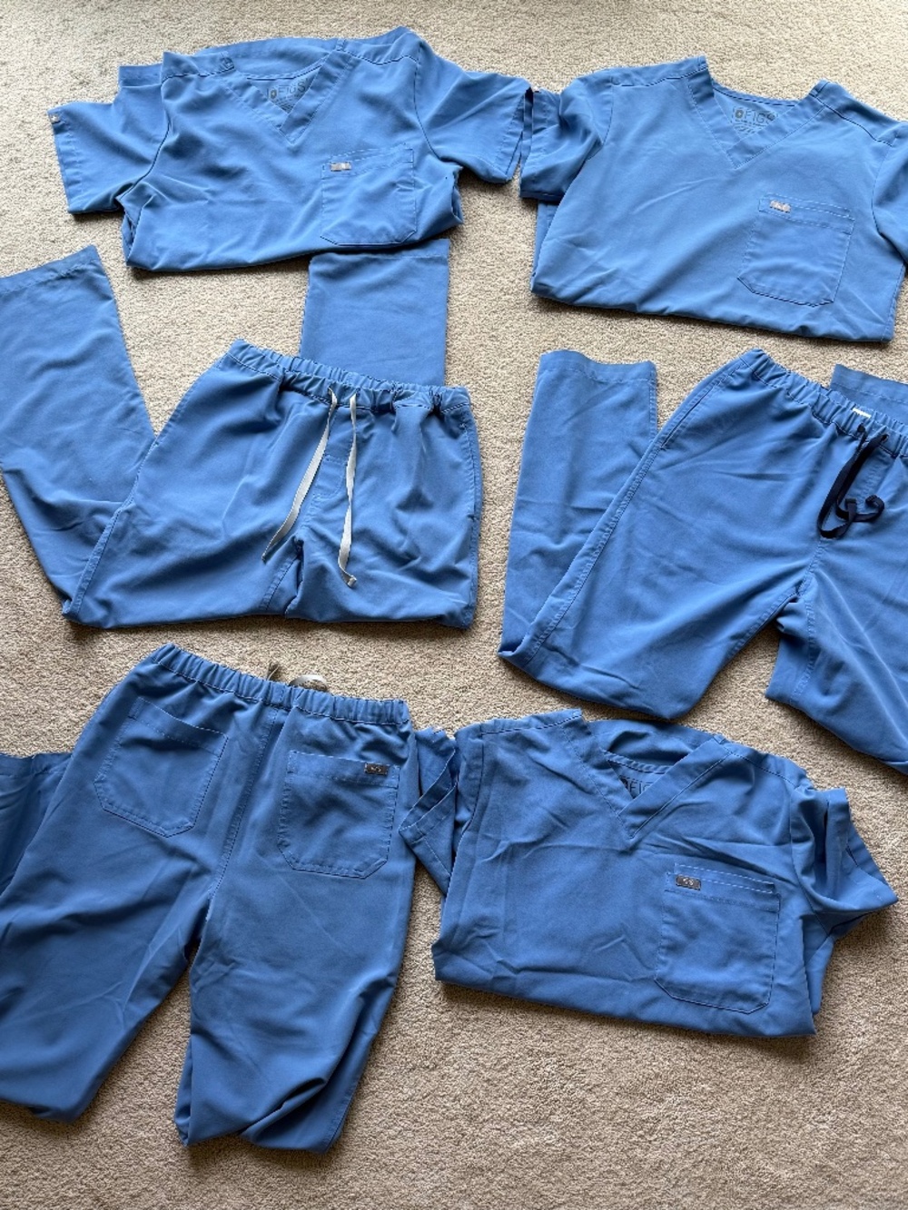 3 pairs of Men’s XS Figs scrubs